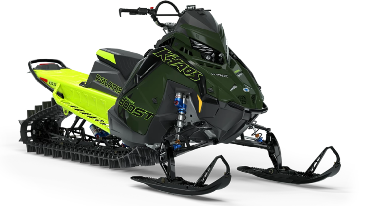 2024 POLARIS PATRIOT BOOST RMK KHAOS SLASH 155 - Green/Black/Neon
