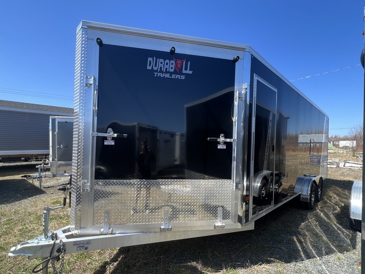 2023 DURABULL DBSS 7X22 TA CARGO TRAILER EXTRA HEIGHT - Black/White
