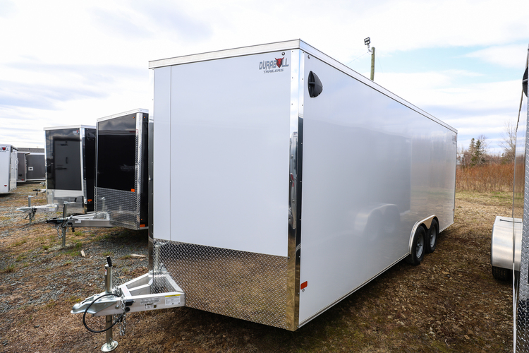 2023 DURABULL DBET 8.5X20 TA 6' EXTRA HEIGHT CARGO TRAILER - White