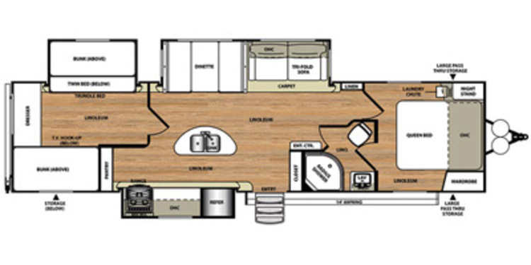 2014 FOREST RIVER HERITAGE GLEN 300BH