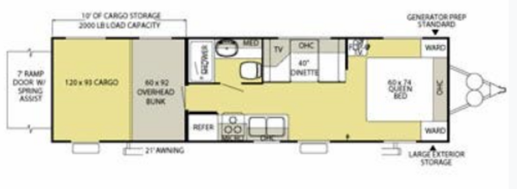 2011 FOREST RIVER WILDWOOD 29BR