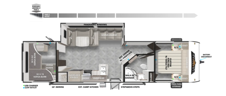 2022 FOREST RIVER WILDWOOD 29VBUD