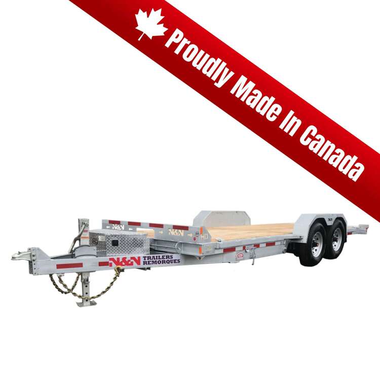 2025 N&N TILT DECK TRAILER 22 FOOT GRAVITY - Tandem 8000 lbs Axles