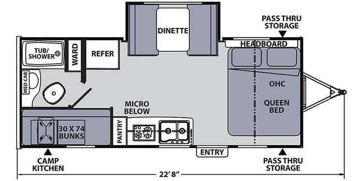2022 FOREST RIVER APEX NANO 194BHS