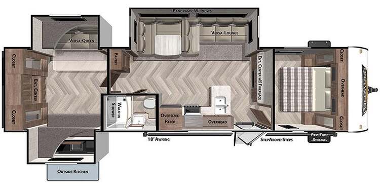 2022 FOREST RIVER WILDWOOD 31KQBTS