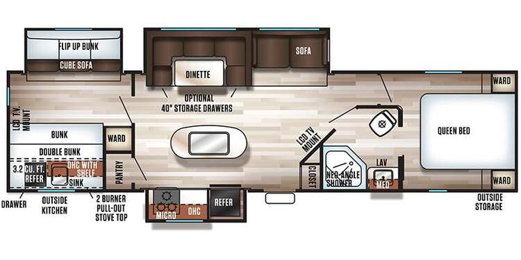 2017 FOREST RIVER CHEROKEE LIMITED 304BH