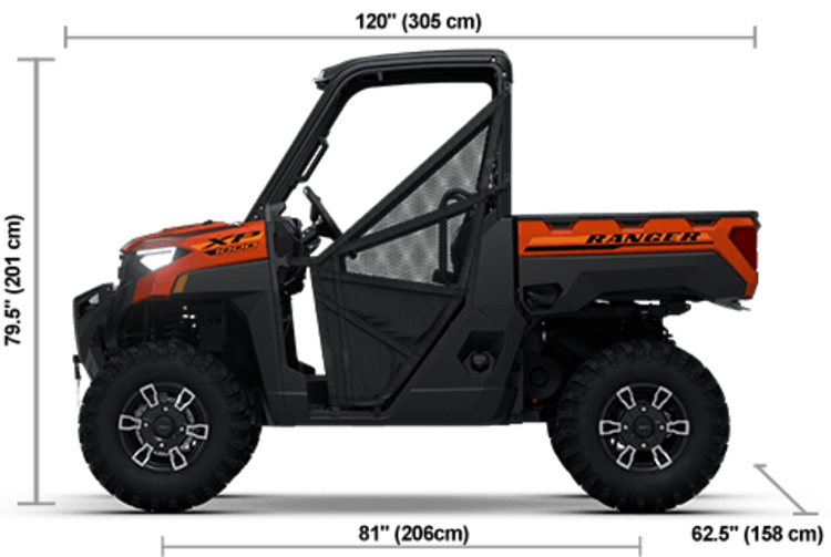 2025 POLARIS RANGER XP 1000 PREMIUM - ORANGE RUST